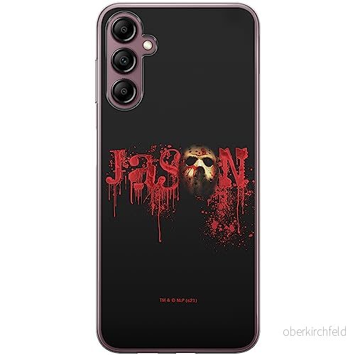 ERT GROUP mobiltelefonfodral för Samsung A14 4G/5G originalt och officiellt licensierat Horror mönster Friday the 13th 001 anpassad till formen på mobiltelefonen, fodral tillverkad av TPU plast 5905511831295