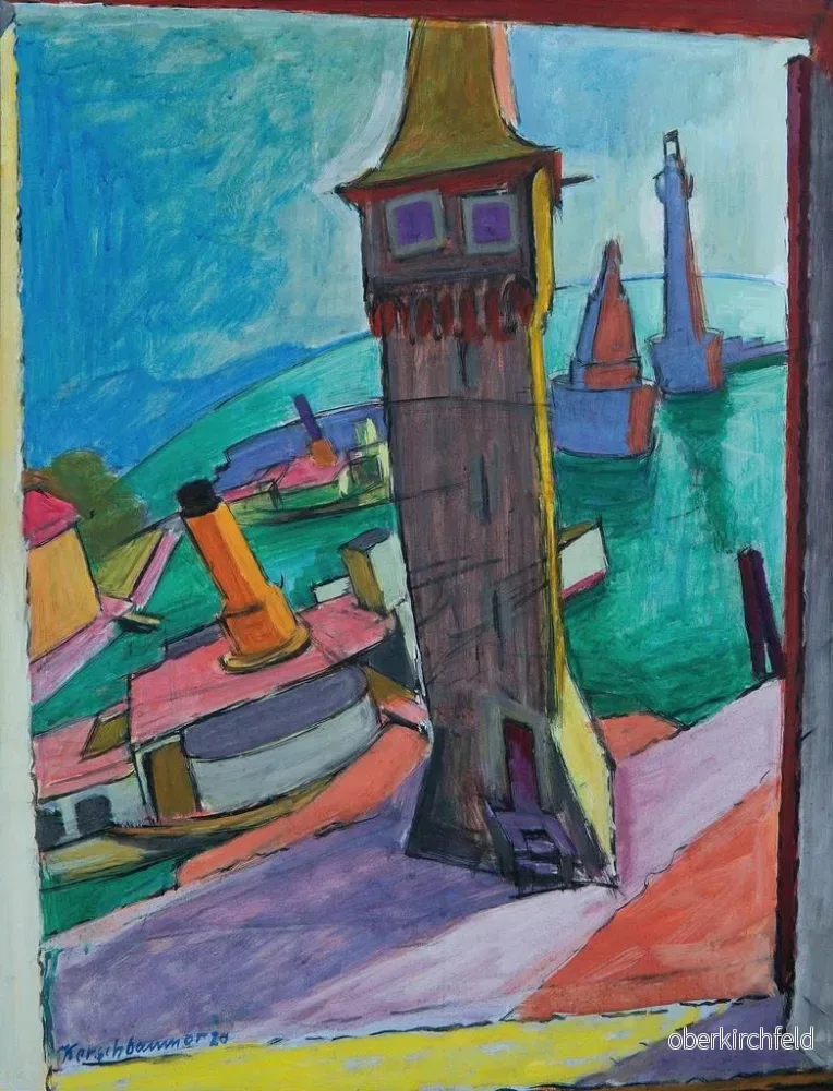 Målning Port de Lindau III - Anton Kerschbaumer | Konsttryck - Bild 2