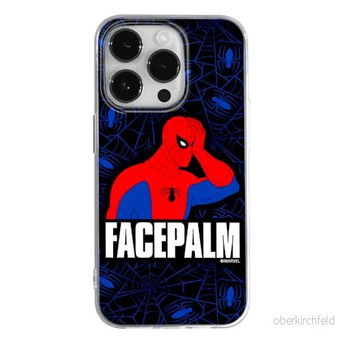 ERT GROUP mobiltelefonfodral för Iphone 14 PRO originalt och officiellt licensierat Marvel mönster Spider Man 029 optimalt anpassad till formen på mobiltelefonen, fodral tillverkad av TPU plast 5905795006549