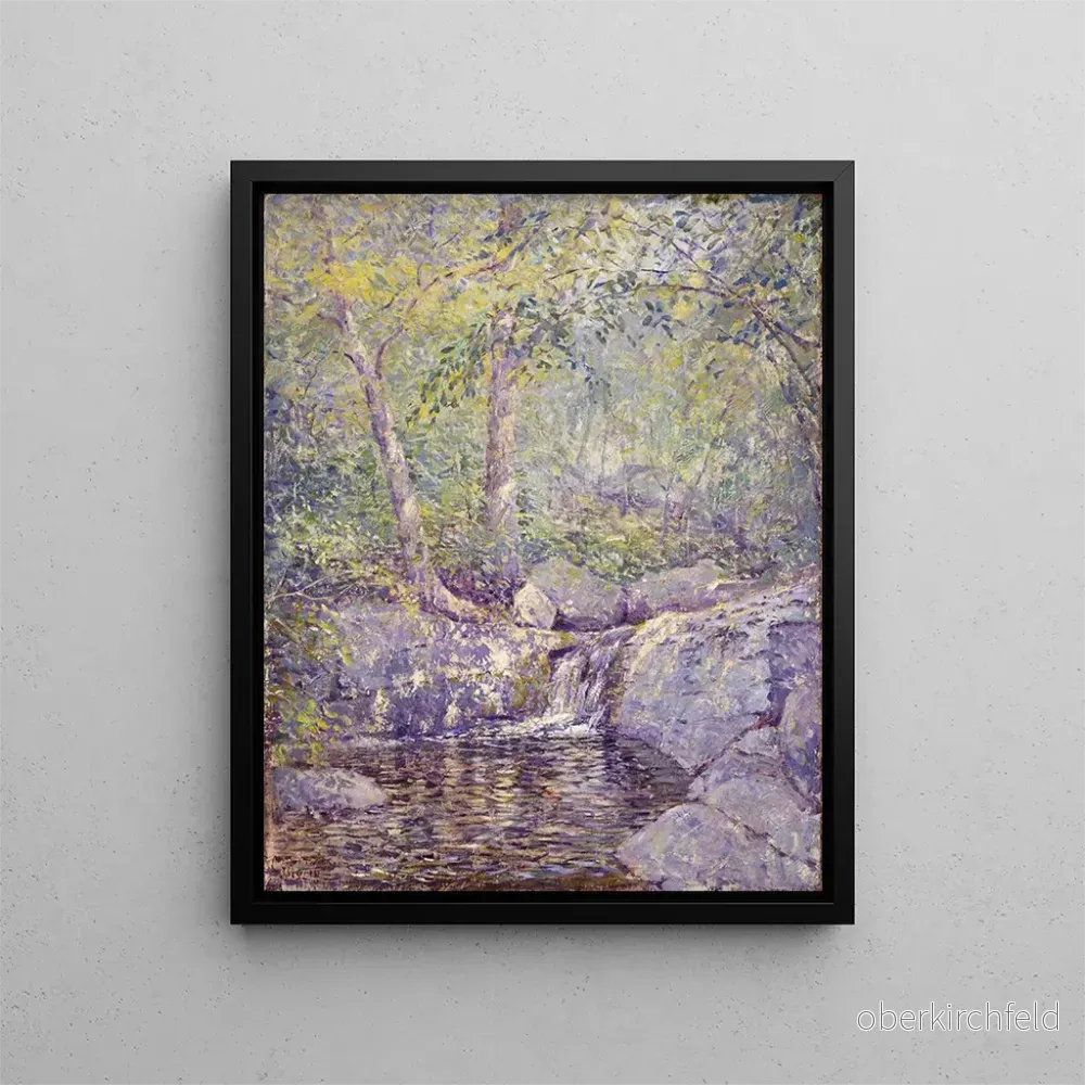 Målning La Cascade - Addison Thomas Millar | Konsttryck