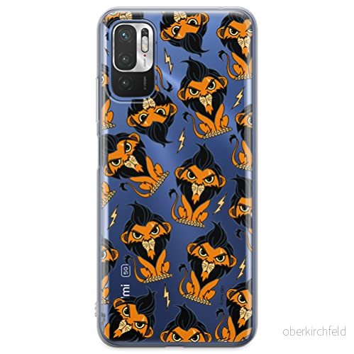 ERT GROUP mobiltelefonfodral för Xiaomi REDMI NOTE 10 5G / POCO M3 PRO originalt och officiellt licensierat Disney mönster Scar 002 anpassad till formen på mobiltelefonen, gedeeltelijk transparant 5905131437402
