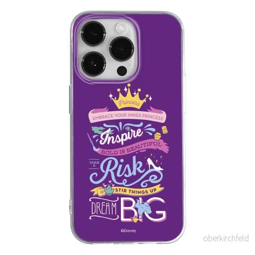 ERT GROUP mobiltelefonfodral för Apple Iphone 14 PRO originalt och officiellt licensierat Disney mönster Princess 003 optimalt anpassad till formen på mobiltelefonen, fodral tillverkad av TPU plast 5905131922915