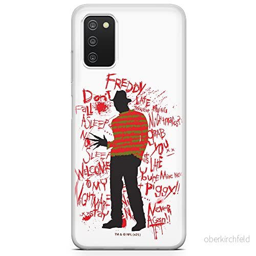 ERT GROUP mobiltelefonfodral för Samsung A03S originalt och officiellt licensierat Horror mönster Nightmare of Elm Street 010 anpassad till formen på mobiltelefonen, fodral tillverkad av TPU plast 5905511093945