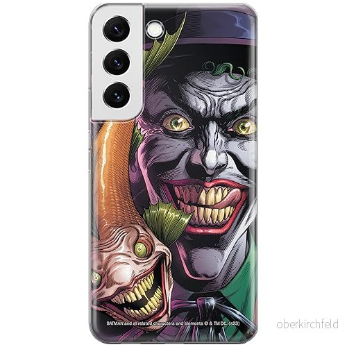ERT GROUP mobiltelefonfodral för Samsung S22 PLUS originalt och officiellt licensierat DC mönster Joker 021 optimalt anpassad till formen på mobiltelefonen, fodral tillverkad av TPU plast 5905795055943