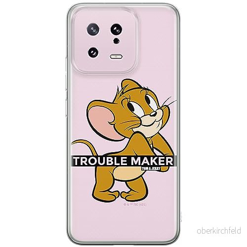 ERT GROUP mobiltelefonfodral för Xiaomi 13 originalt och officiellt licensierat Tom & Jerry mönster 012 optimalt anpassad till formen på mobiltelefonen, fodral tillverkad av TPU plast 5905511904302