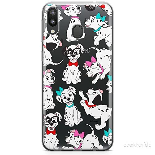 ERT GROUP mobiltelefonfodral för Samsung M20 originalt och officiellt licensierat Disney mönster Dalmatians 006 optimalt anpassad till formen på mobiltelefonen, gedeeltelijk transparant 5905131800909