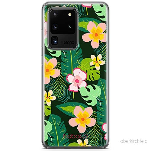 ERT GROUP Mobiltelefonskal för Samsung S20 Ultra original och officiellt licensierad Babaco mönster blommor 019 perfekt anpassad till mobiltelefonens form, TPU fodral 5903932636338