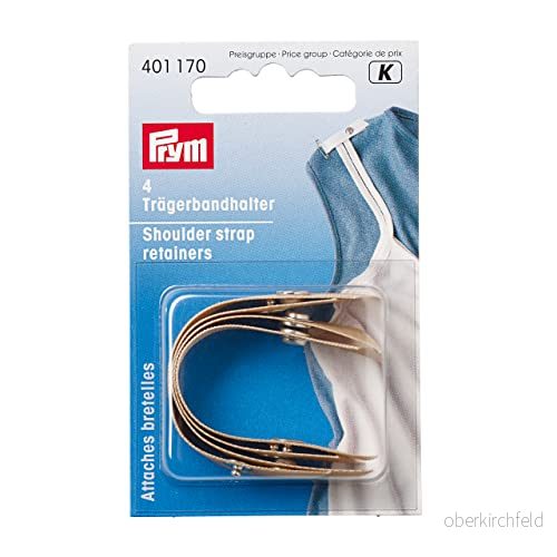 Prym Polyester Mässing Beige (95 x 9mm) Axel Rem Hållare 4 Bitar 4002274011702