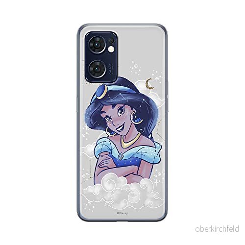 ERT GROUP mobiltelefonfodral för Oppo RENO 7 5G originalt och officiellt licensierat Disney mönster Jasmine 005 optimalt anpassad till formen på mobiltelefonen, fodral tillverkad av TPU plast 5905511306083