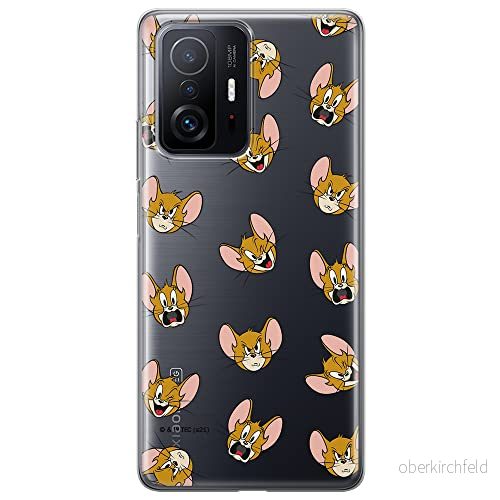 ERT GROUP mobiltelefonfodral för Xiaomi 11T 5G / PRO originalt och officiellt licensierat Tom and Jerry mönster 008 optimalt anpassad till formen på mobiltelefonen, gedeeltelijk transparant 5904805560989