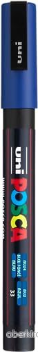 uni ball POSCA (186551) markör med fin rund spets, mörkblå 4902778915783
