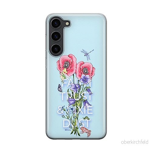 ERT GROUP mobiltelefonfodral för Samsung S23 PLUS originalt och officiellt licensierat Disney mönster Tinker Bell 003 optimalt anpassad till formen på mobiltelefonen, fodral tillverkad av TPU plast 5905511449575