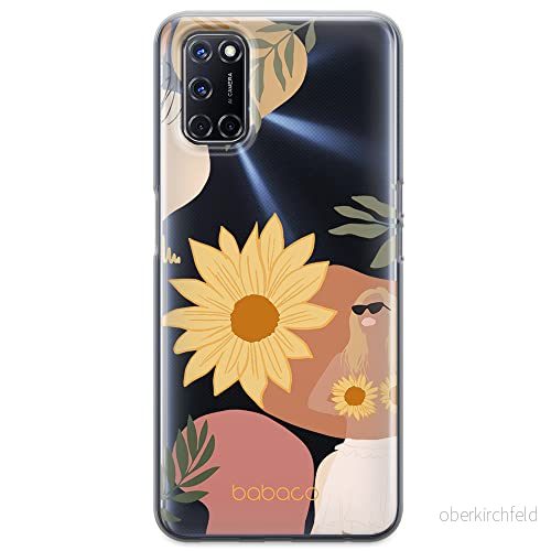 ERT GROUP mobiltelefonfodral för Oppo A92/ A72/ A52 originalt och officiellt licensierat Babaco mönster Flowers 015 optimalt anpassad till formen på mobiltelefonen, gedeeltelijk transparant 5903932622560