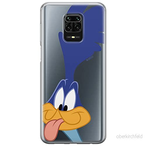 ERT GROUP mobiltelefonfodral för Xiaomi REDMI NOTE 9 PRO/ 9S originalt och officiellt licensierat Looney Tunes mönster Road Runner 002 anpassad till formen på mobiltelefonen, gedeeltelijk transparant 5903040317976