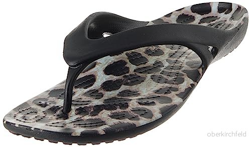 Crocs dam Kadee Ii Flip W Clog, Svart multi djur, 38/39 EU 196265309924