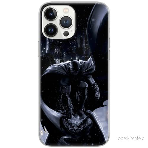 ERT GROUP mobiltelefonfodral för Huawei P30 originalt och officiellt licensierat DC mönster Batman 021 Vit optimalt anpassad till formen på mobiltelefonen, fodral tillverkad av TPU plast 5902980056709