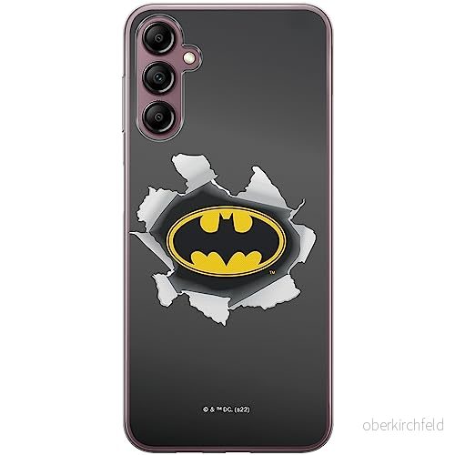 ERT GROUP mobiltelefonfodral för Samsung A14 4G/5G originalt och officiellt licensierat DC mönster Batman 059 optimalt anpassad till formen på mobiltelefonen, fodral tillverkad av TPU plast 5905511830243