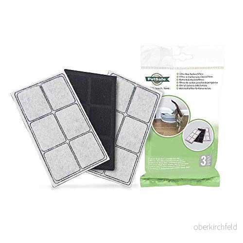 PetSafe kattlåda ersättning kolfilter, 3 pack, för användning med Simply Clean automatisk 729849167698