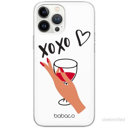 ERT GROUP mobiltelefonfodral för Oppo A53 / A53S originalt och officiellt licensierat Babaco mönster XOXO 001 optimalt anpassad till formen på mobiltelefonen, gedeeltelijk transparant 5904805047428