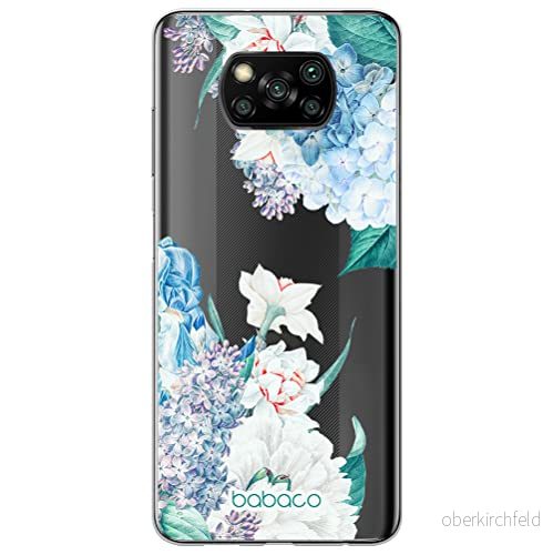 ERT GROUP mobiltelefonfodral för Xiaomi POCOPHONE X3 originalt och officiellt licensierat Babaco mönster Flowers 027 optimalt anpassad till formen på mobiltelefonen, gedeeltelijk transparant 5905131265005