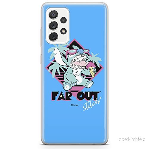 ERT GROUP mobiltelefonfodral för Samsung A73 5G originalt och officiellt licensierat Disney mönster Stitch 005 optimalt anpassad till formen på mobiltelefonen, fodral tillverkad av TPU plast 5904805512711