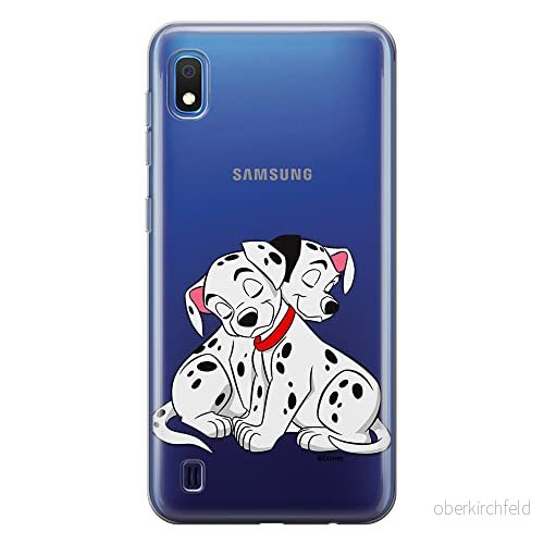 ERT GROUP mobiltelefonfodral för Samsung A10 originalt och officiellt licensierat Disney mönster Dalmatians 005 Vit optimalt anpassad till formen på mobiltelefonen, gedeeltelijk transparant 5904805888915