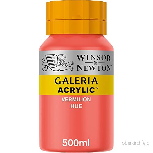 Winsor & Newton 2150682 Galeria akrylfärg, hög pigmentering, ljusäkta, krispig konsistens, 500 ml kruka tenn 94376914870