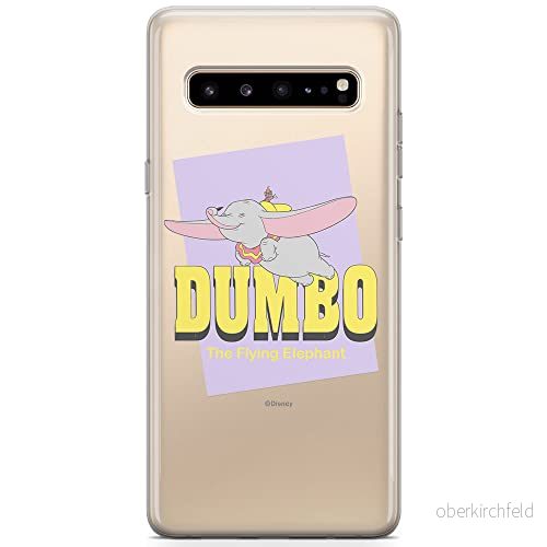 ERT GROUP Mobiltelefonskal för Samsung S10 5G original och officiellt licensierat Disney mönster Dumbo 005 anpassat perfekt till mobiltelefonens form, delvis transparent 5904805498527