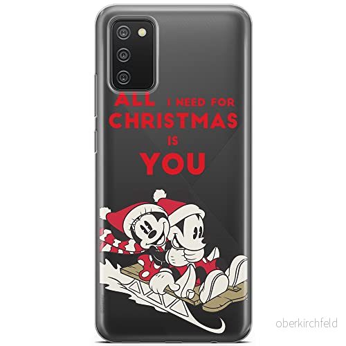 ERT GROUP mobiltelefonfodral för Samsung A02S originalt och officiellt licensierat Disney mönster Mickey & Minnie 015 optimalt anpassad till formen på mobiltelefonen, gedeeltelijk transparant 5903040234020