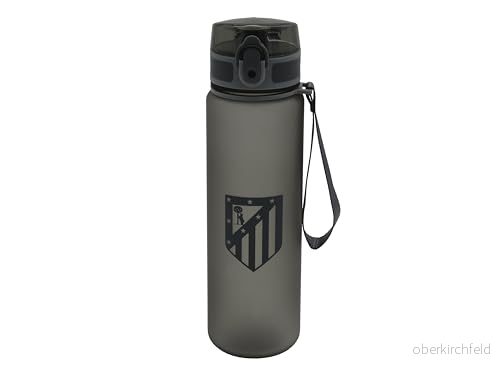 CyP Brands Atletico Madrid, vattenflaska, sportflaska, flaska, svart, officiell produkt 8426842111421