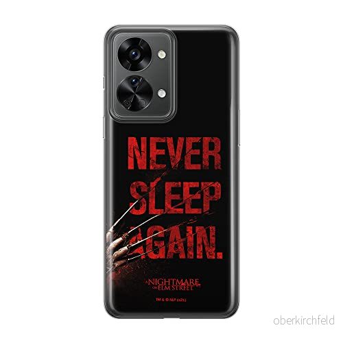 ERT GROUP mobiltelefonfodral för Oneplus NORD 2T 5G originalt och officiellt licensierat Horror mönster Nightmare of Elm Street 003, fodral tillverkad av TPU plast 5905511277420
