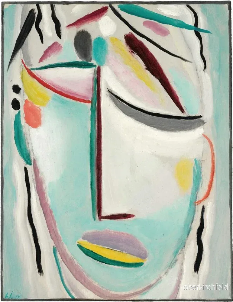 Målning Les sauveurs font face au martyr - Alexej von Jawlensky | Konsttryck - Bild 2