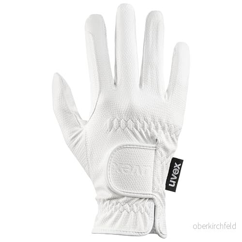 uvex sportstyle elastisk ridhandske för dam och herr mycket bra grepp & hållbarhet anpassad pekskärm white 8.5 4043197267333