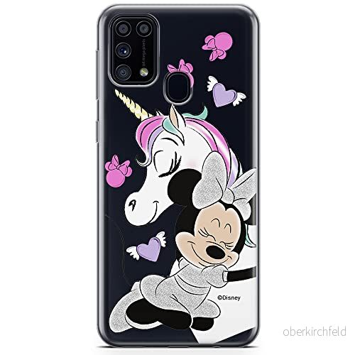 ERT GROUP mobiltelefonfodral för Samsung M31 originalt och officiellt licensierat Disney mönster Minnie 036 optimalt anpassad till formen på mobiltelefonen, gedeeltelijk transparant 5904805480836