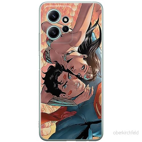 ERT GROUP mobiltelefonfodral för Xiaomi REDMI NOTE 12 4G originalt och officiellt licensierat DC mönster Wonder Woman 046 anpassad till formen på mobiltelefonen, fodral tillverkad av TPU plast 5905511954697