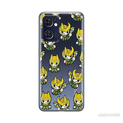 ERT GROUP mobiltelefonfodral för Oppo RENO 7 5G originalt och officiellt licensierat Marvel mönster Loki 003 optimalt anpassad till formen på mobiltelefonen, gedeeltelijk transparant 5905511312299