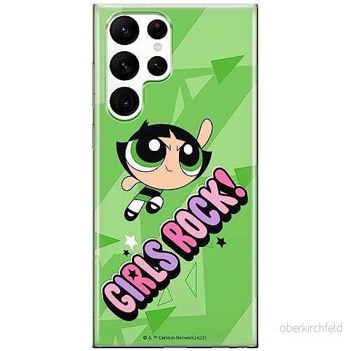 ERT GROUP mobiltelefonfodral för Samsung S22 ULTRA originalt och officiellt licensierat The Powerpuff Girls mönster 046, fodral tillverkad av TPU plast 5905511988968