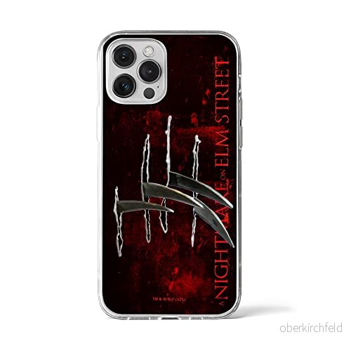 ERT GROUP mobiltelefonfodral för Iphone 12 PRO MAX originalt och officiellt licensierat Horror mönster Nightmare of Elm Street 004, fodral tillverkad av TPU plast 5905511077655