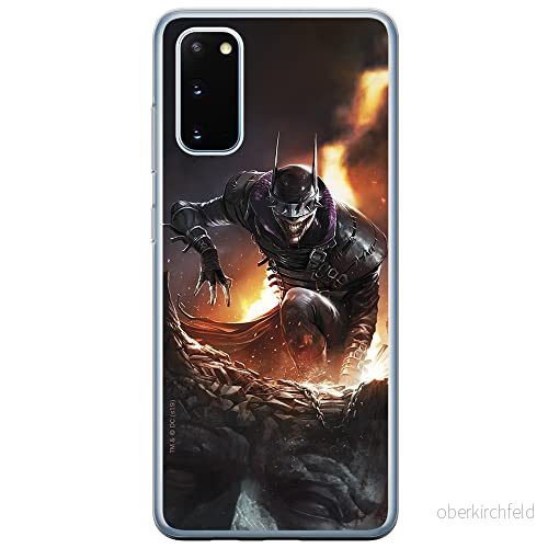 ERT GROUP mobiltelefonfodral för Samsung S20 / S11E originalt och officiellt licensierat DC mönster Batman Who Laughs 001 Vit anpassad till formen på mobiltelefonen, fodral tillverkad av TPU plast 5903537539188