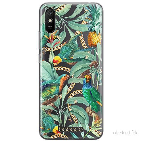ERT GROUP mobiltelefonfodral för Xiaomi REDMI 9A originalt och officiellt licensierat Babaco mönster Flowers 058 optimalt anpassad till formen på mobiltelefonen, gedeeltelijk transparant 5905131369895