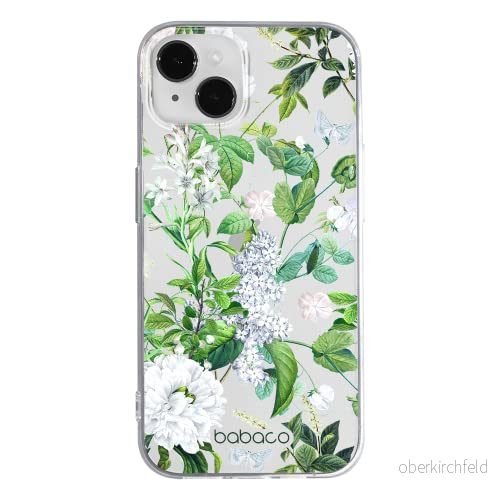 ERT GROUP mobiltelefonfodral för Iphone 13 PRO MAX originalt och officiellt licensierat Babaco mönster Flowers 038 optimalt anpassad till formen på mobiltelefonen, gedeeltelijk transparant 5905131302335