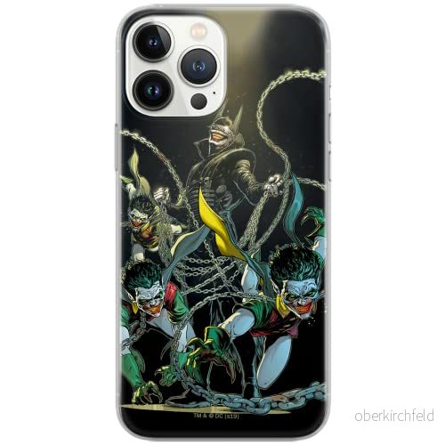 ERT GROUP mobiltelefonfodral för Samsung A50/A50s/A30s originalt och officiellt licensierat DC mönster Batman Who Laughs 004 Vit anpassad till formen på mobiltelefonen, fodral tillverkad av TPU plast 5902980683004