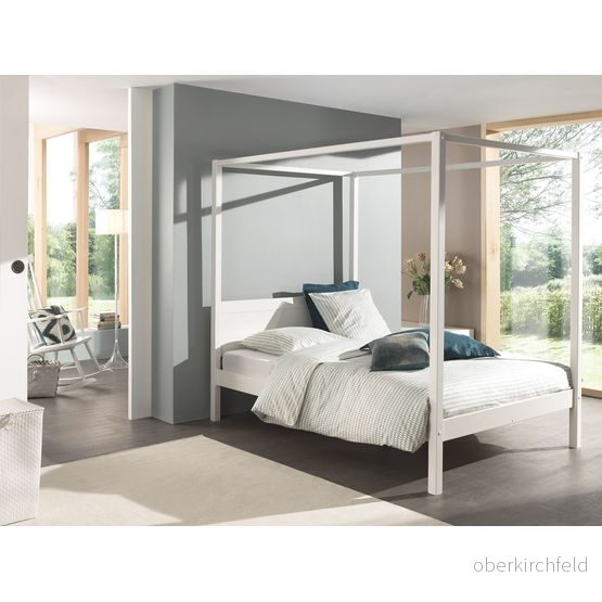 Vipack Himmelsäng Pino 140×200 Cm Vit 5420070229159 Vipack Himmelsäng Pino 140×200 Cm Vit 5420070229159