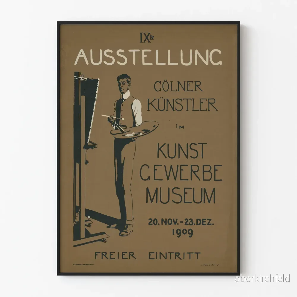 Postersutställning av konstnärer från Köln 1909