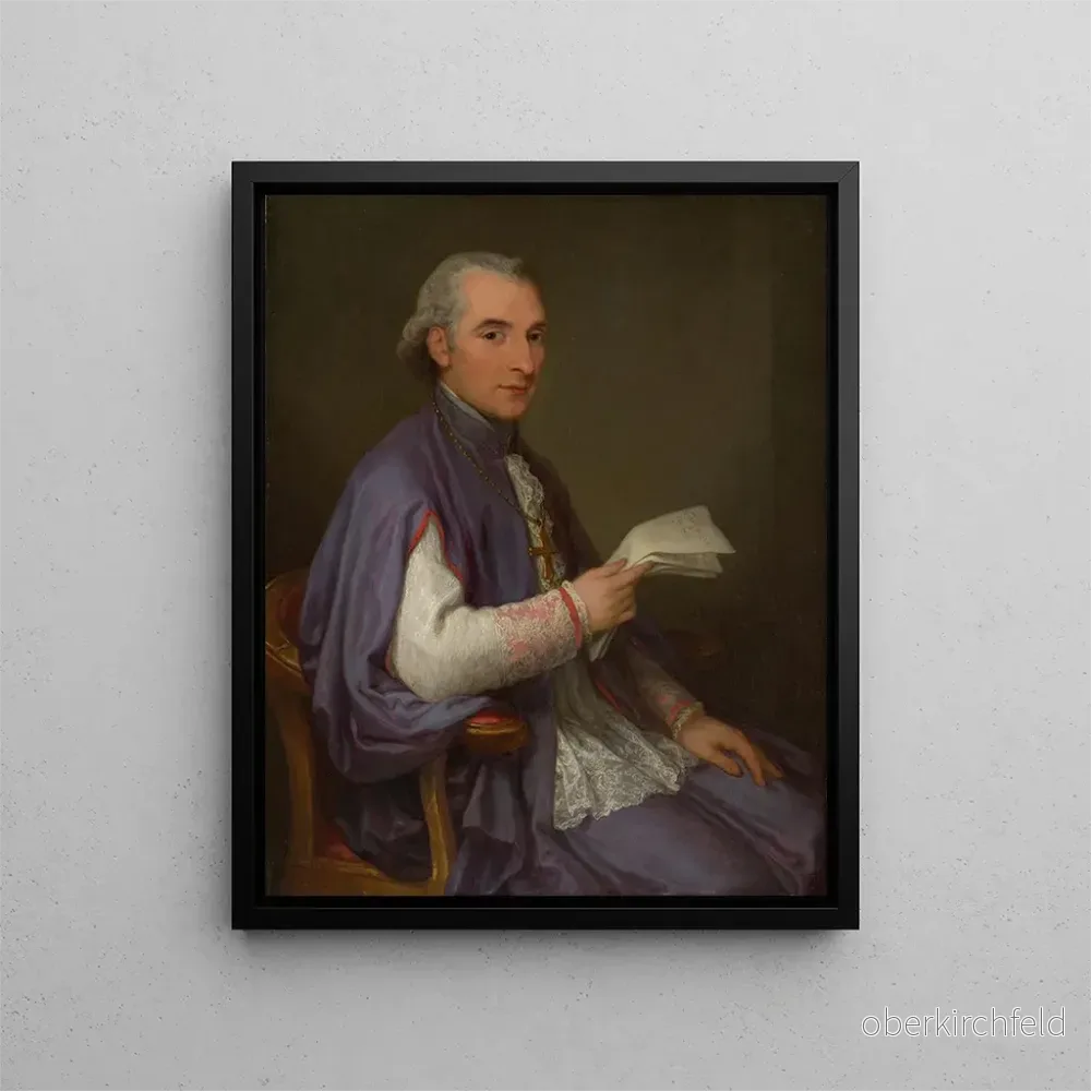 Målning Monseigneur Giuseppe Spina 1756-1828 - Angelica Kauffman | Konsttryck