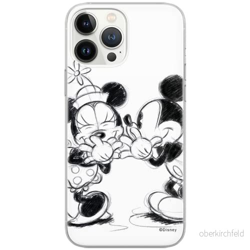 ERT GROUP mobiltelefonfodral för Xiaomi REDMI NOTE 9 originalt och officiellt licensierat Disney mönster Mickey & Minnie 010 anpassad till formen på mobiltelefonen, fodral tillverkad av TPU plast 5903040328651