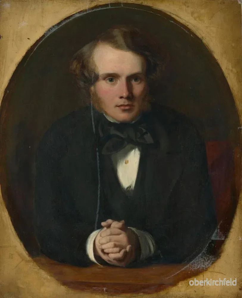 Målning porträtt av William Powell Frith - Augustus Leopold Egg | Konsttryck - Bild 2