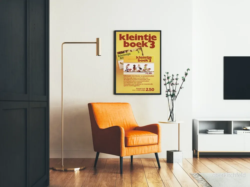 Vintageposter Kleintje Boek 3 - Väggdekoration för barn 4-8 år - Bild 2