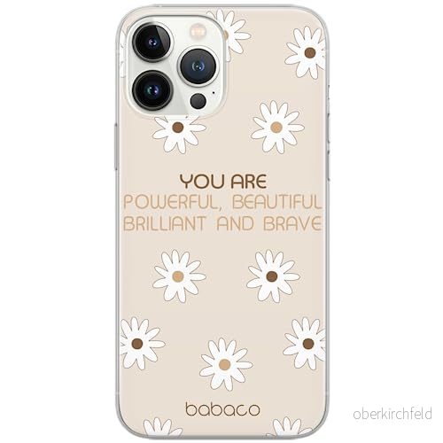 ERT GROUP mobiltelefonfodral för Apple Iphone 13 PRO MAX originalt och officiellt licensierat Babaco mönster Positive vibes 003, fodral tillverkad av TPU plast 5903932971989