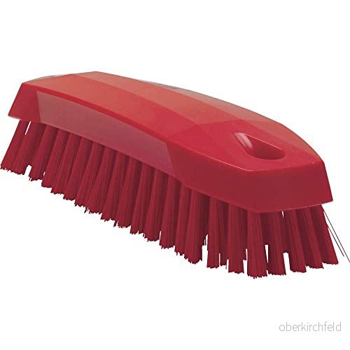 Vikan handhållen skrubbborste, polypropylen, polyester borst, 3587, Röd, 1 5705020358746